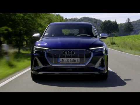 Audi e-tron S Sportback in Navarra blue Driving Video
