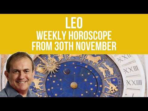 Leo Weekly Horoscope from 30th November 2020