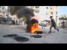 Clashes between Palestinian demonstrators and Israeli forces during protest in West Bank