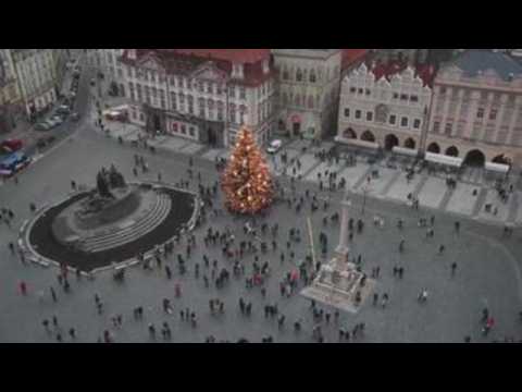 Prague illuminated on first weekend of Advent