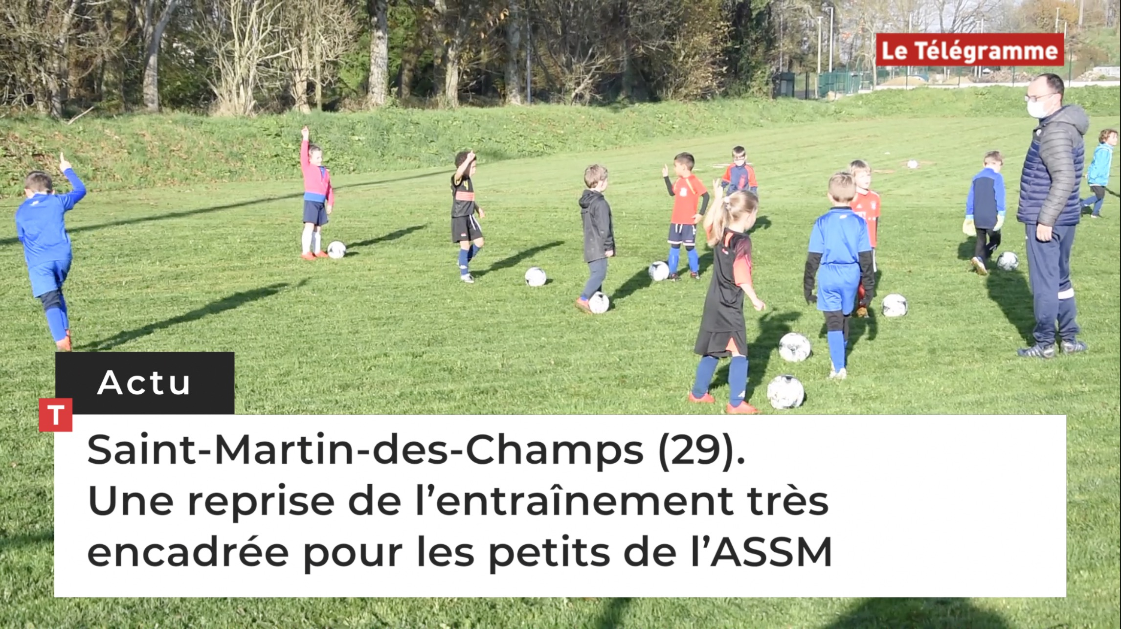 Saint-Martin-des-Champs (29). Une reprise de l’entraînement très encadrée pour les petits de l’ASSM (Le Télégramme)