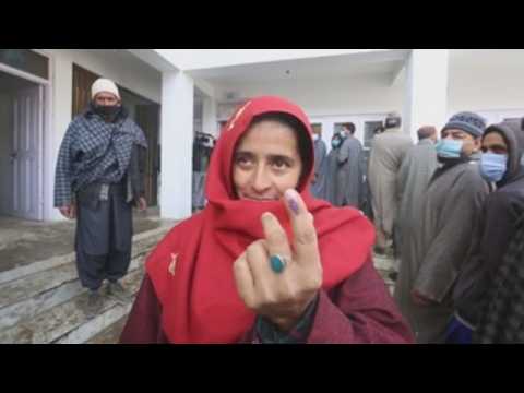 Kashmir holds first local elections