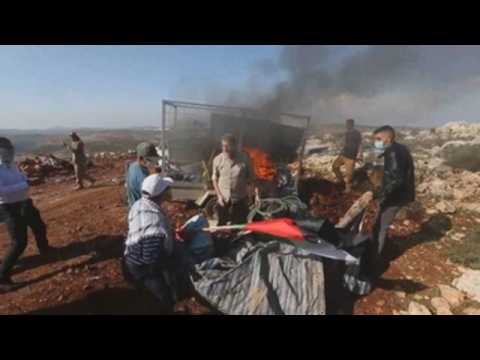 Protest against Israeli settlements ends in clashes