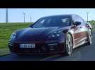 The new Porsche Panamera 4 E-Hybrid In Cherry Metallic Driving Video