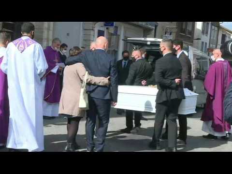 Funeral of French teenager found dead in a stream