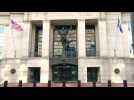 US: exterior of federal court where two IS 'Beatles' are due to appear - Label : AFPTV - First images - Category : News