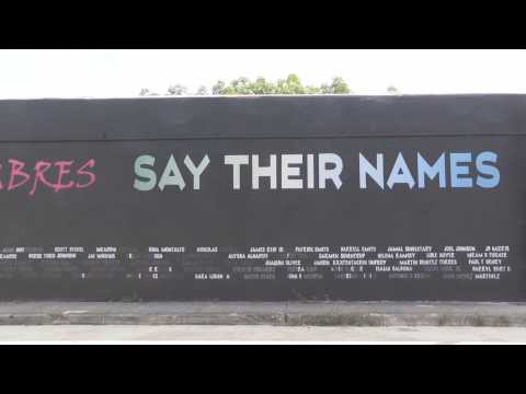 Miami mural remembers 360 fatalities of violence in the United States