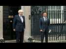 Ukrainian President Zelensky arrives to meet Britain's Boris Johnson