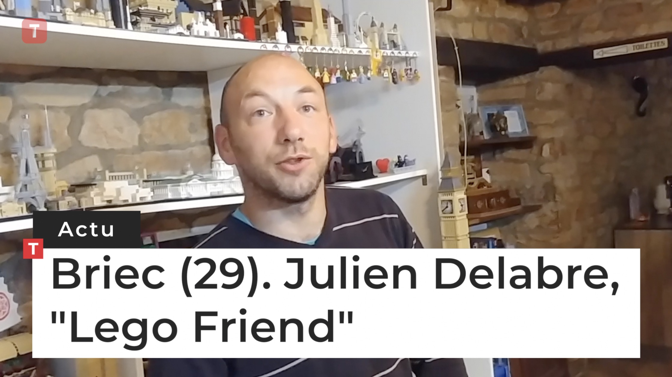 Briec (29). Julien Delabre, "Lego Friend" (Le Télégramme)