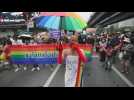 LGBT anti-government demonstration in Bangkok