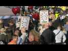 Leipzig: protest against virus restrictions - Label : AFPTV - First images - Category : News