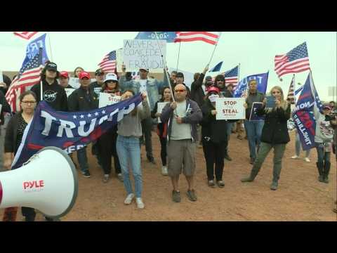 Trump supporters rally in Las Vegas after Biden wins presidency