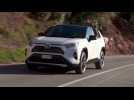 2020 Toyota RAV4 in White Driving Video in Barcelona