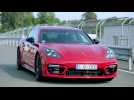 The new Porsche Panamera GTS Design in Carmine Red