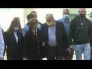 Top Palestinian negotiator's widow arrives at Jerusalem hospital - Label : AFPTV - First images - Category : News