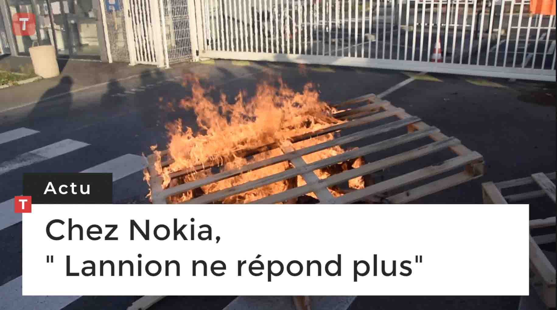 Chez Nokia, " Lannion ne répond plus" (Le Télégramme)