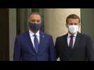 France's Macron welcomes Iraqi PM al-Kazimi at the Elysée Palace