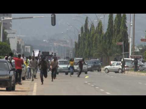 Nigerian police disperse protest with teargas in Abuja