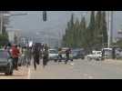 Nigerian police disperse protest with teargas in Abuja - Label : AFPTV - First images - Category : News