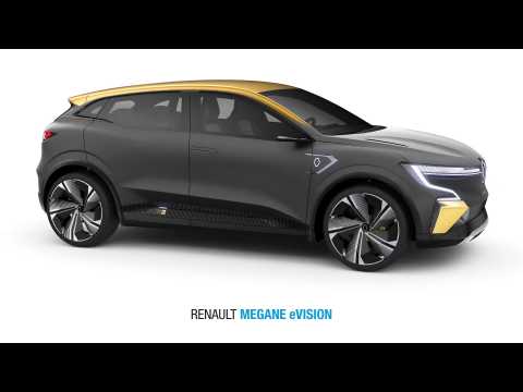 Show-car 2020 Renault MÉGANE eVISION - New modular electric platform