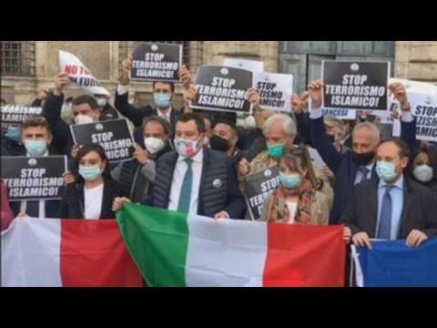 Salvini expresses his solidarity with France after terrorist attack