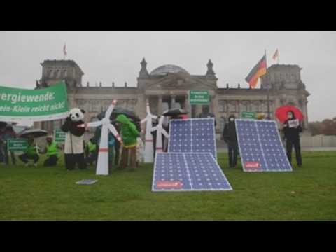 Climate activists march in Berlin