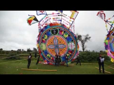 Guatemala marks All Saints Day with giant kite festival
