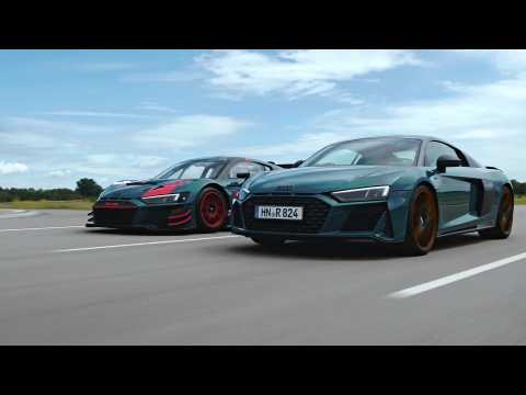 The new Audi R8 green hell & Audi R8 LMS Preview