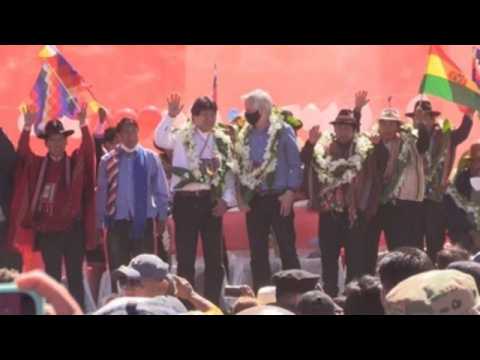 Evo Morales continues his caravan tour through Bolivia, aims not to abandon politics