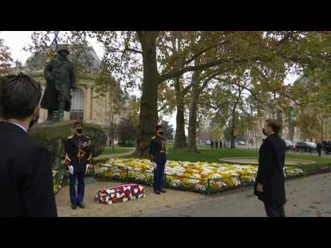 Macron pays tribute to Clemenceau during Armistice Day ceremony