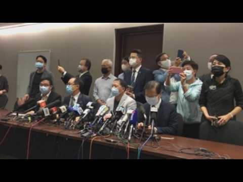 Pan-dems of Legislative Council of Hong Kong resign