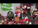 Dozens lay flowers on site after Belarus opposition protester's death - Label : AFPTV - First images - Category : News