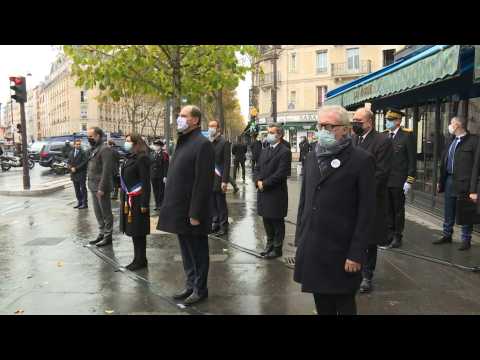 French PM, officials pay tribute to 2015 attacks victims in Paris (3)