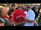 Trump supporters gather at BLM plaza in Washington, DC
