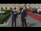 Poland's Duda welcomed by Ukraine's Zelensky in Kiev - Label : AFPTV - First images - Category : News