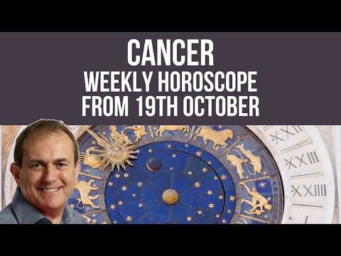 Cancer Weekly Horoscope from 19th October 2020