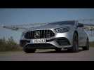 Mercedes-AMG E 63 S 4MATIC+ Sedan in high-tech silver Driving Video