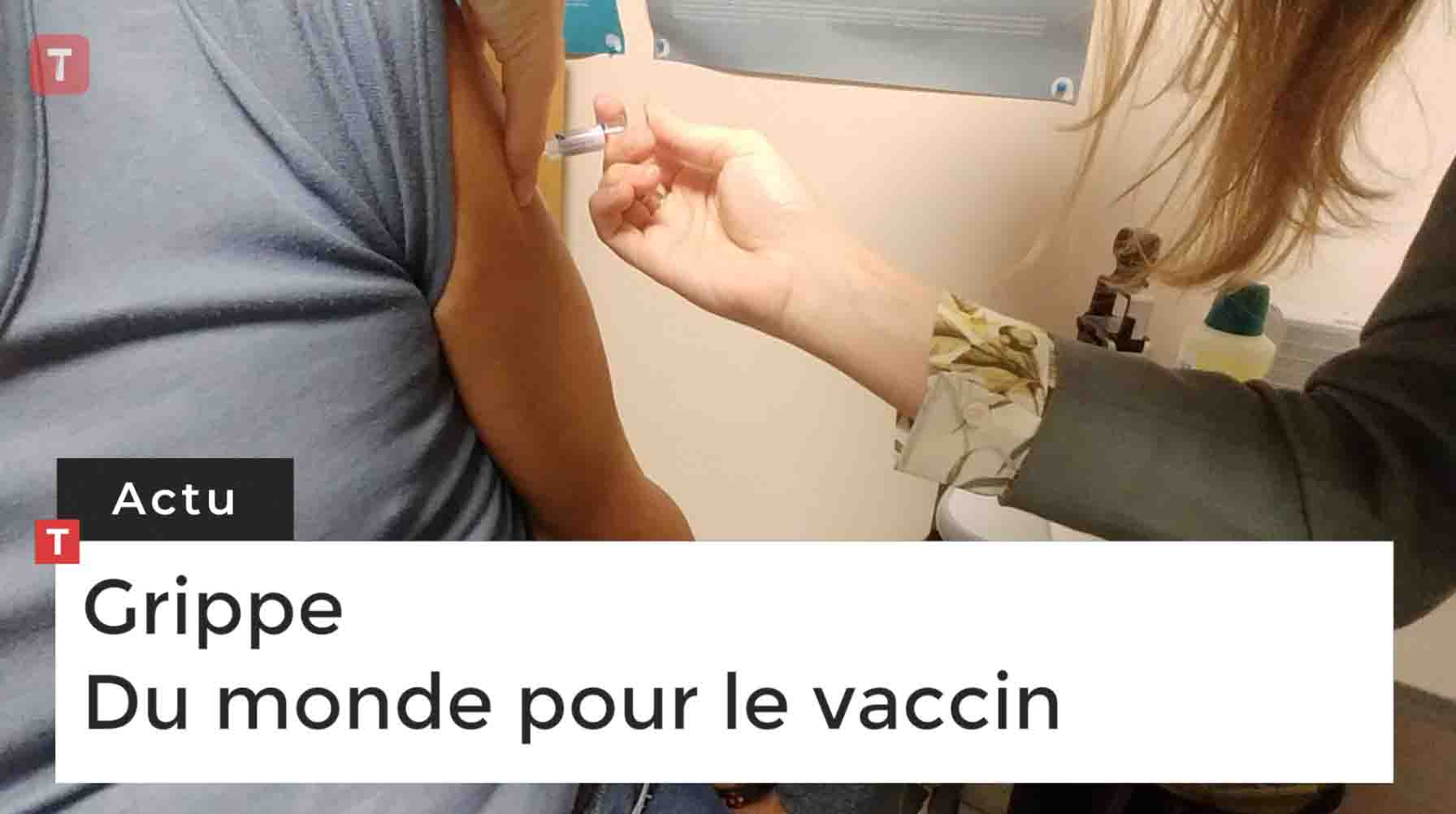 Grippe : du monde pour le vaccin (Le Télégramme)