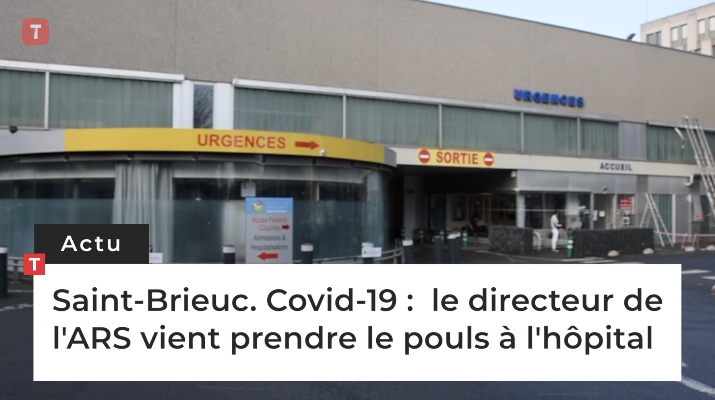 Saint-Brieuc. Covid-19 :  le directeur de l'ARS vient prendre le pouls à l'hôpital (Le Télégramme)