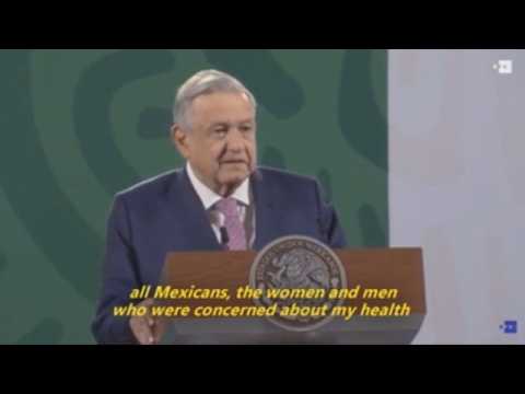 Mexican president makes public appearance after recovering from Covid-19