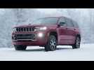 2021 Jeep Grand Cherokee L Overland Snow Driving