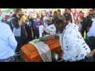 Emotional funeral of a young man killed by police in southern Chile