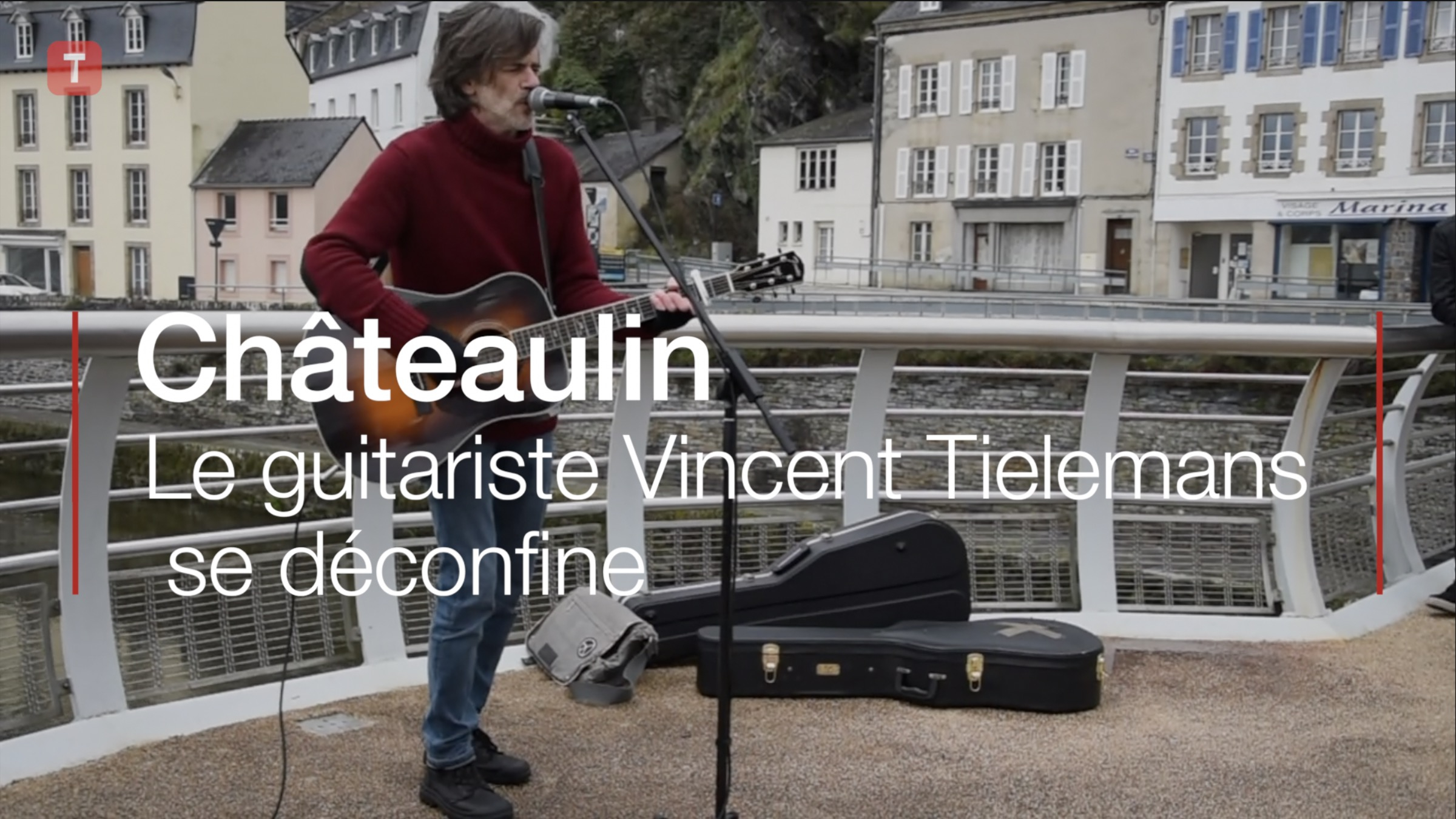 Châteaulin. Le guitariste Vincent Tielemans se déconfine (Le Télégramme)