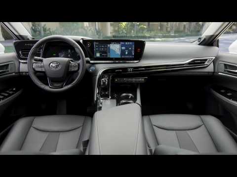 2021 Toyota Mirai Interior Design in Black Silver