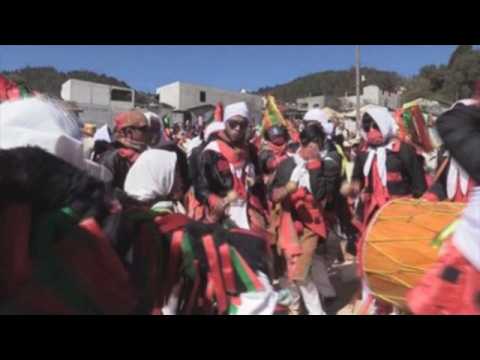 Indigenous people in southern Mexico celebrate ancestral carnival amid pandemic