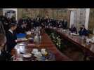Roundtable at the V4 Prime ministers' summit in Krakow - Label : AFPTV - First images - Category : News