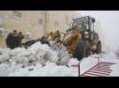 Works to remove snow continue in West Bank