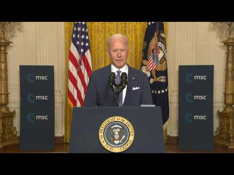 Biden says US determined to 'earn back' Europe's trust
