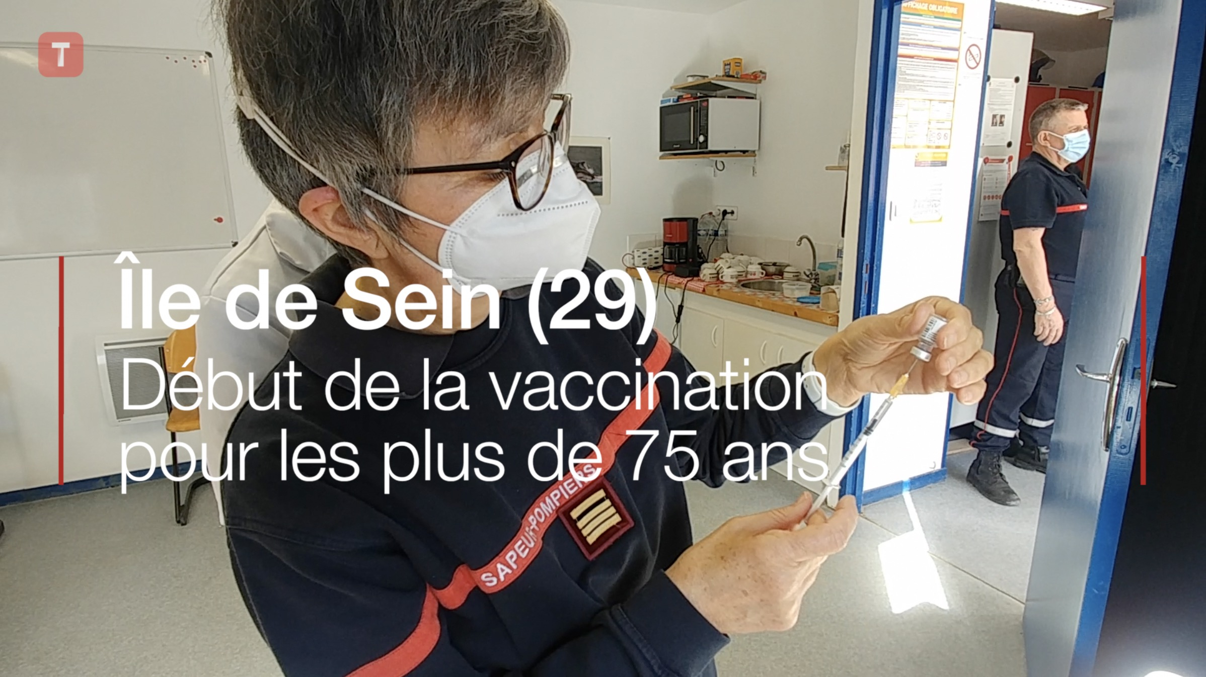 île de Sein. Début de la vaccination pour les plus de 75 ans (Le Télégramme)