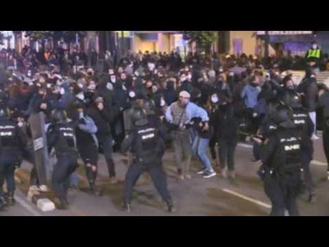 Third night of riots in Spain as protesters demand release of jailed rapper